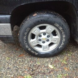 Size of Stock Spare Tire Chevy Avalanche Fan Club of North America